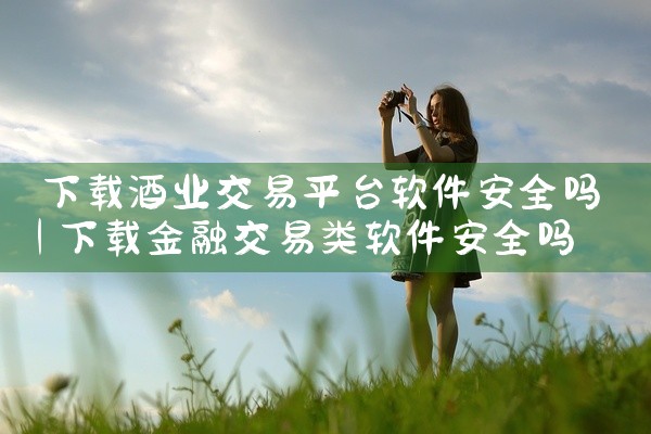 下载酒业交易平台软件安全吗