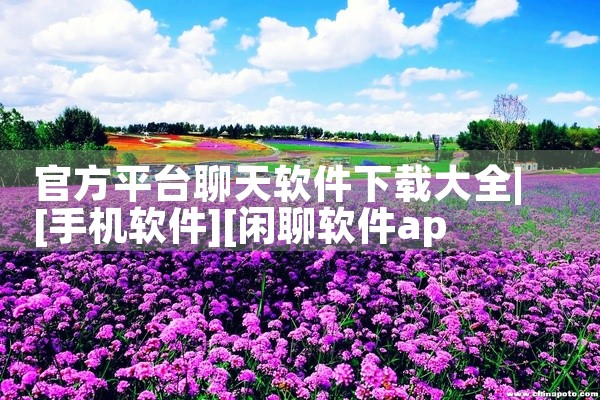 官方平台聊天软件下载大全