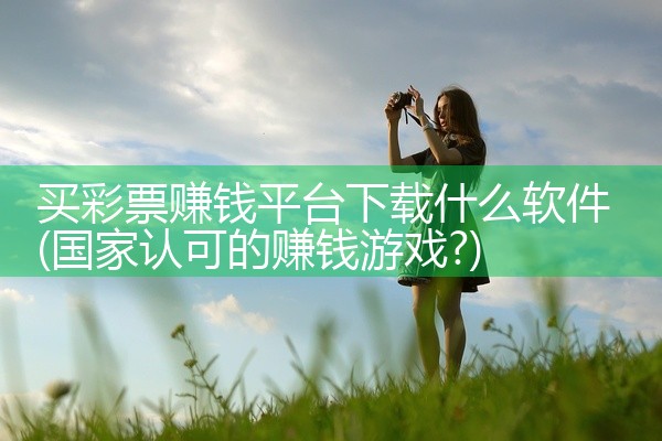 买彩票赚钱平台下载什么软件